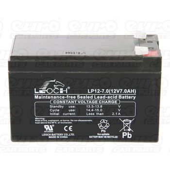 VRLA Sealed Battery - 12V 7Ah