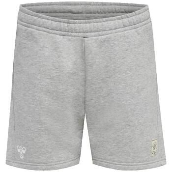hummel Short Shorts Sweat en coton biologique gris para mujer