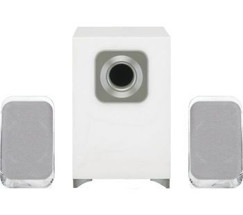 SSP21BT19 2.1 Wireless PC Speakers - White, White