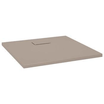 Plato De Ducha Smc Marrón 80x80 Cm Vidaxl