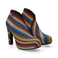 united nude botines con tacon mujer - multicolor talla 40