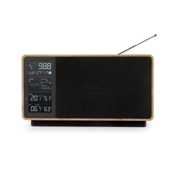 Barra de sonido Thomson WS202TBK Bluetooth 50W estación meteorológica y radio FM