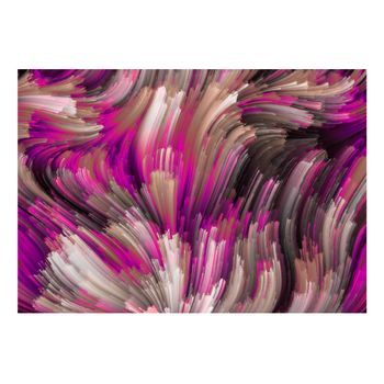 Papel Pintado 3d - Purple Energy (250x175 Cm)