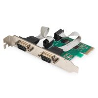 tarjeta de interfaz digitus pcie dual rs232 db9 128000 bps uart 16c950