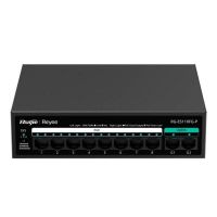 switch ruijie rg-es110fg-p 8 puertos poe 10100mbps  2 gigabit 56gbps
