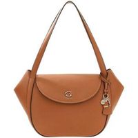 guess bolso bolso con solapa coleen caramelo para mujer