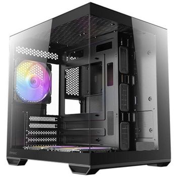Caja PC Antec CX60M ARGB Mini Tower ITX Cristal Templado Negra