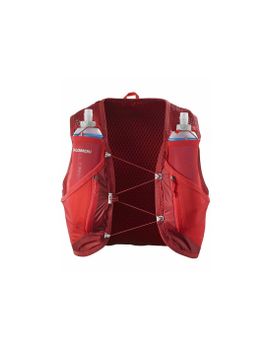 Chaleco de Running Salomon Active Skin 12 Set Red Dahlia/High Risk