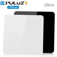puluz 29cm fotografia acrilico mesa de exhibicion reflectante tablero de fondo tablero de reflexion de fotografia blanco negro