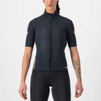 castelli womens perfetto ros 2 wind jersey - s - light black