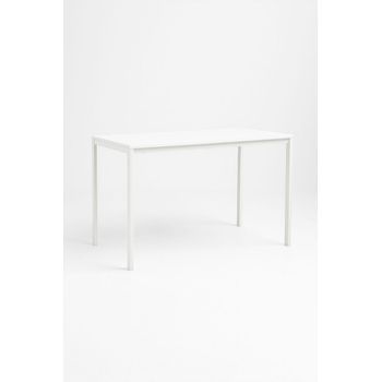 Mesa Comedor Dino 140x75 Cm De Pvc/melamina 75.50*120*75 Cm - Blanco