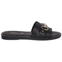 spiero sandalias leather blk para mujer