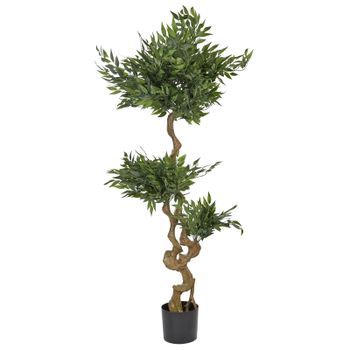 Planta Artificial En Maceta Rusco De Interior Decoración De Plástico 166 Cm Ruscus Tree