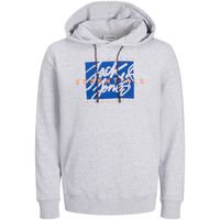 jack  jones jersey 12268440 jjcolton sweat hood white melange para hombre