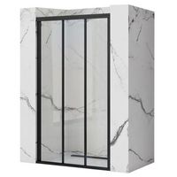 puerta de ducha rea alex black 90