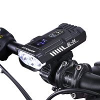 linterna frontal para bicicleta astrolux bl04 digital 1600lm dual distance beam 6000mah banco de alimentacion portatil