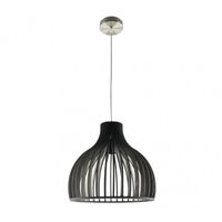 fabrilamp colgante caoba 1xe27 madera cafe 35d
