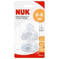 nuk first choice silicone size 1 teats small hole