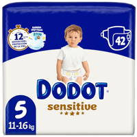 dodot panales sensitive t5 11-16 kg 42 uds