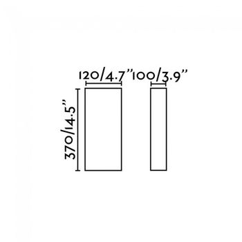 Aplique de pared cotton rct (2 luces)