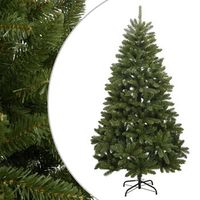 arbol de navidad artificial con bisagras y soporte verde 300 cm vidaxl