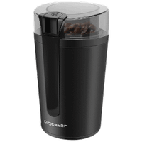 aigostar natural -  molinillo de cafe electrico con cuchilla de acero inoxidable semillas especias frutos secos molinos de cuchillas de 200w potencia capacidad 60gr con cepillo para limpieza libre de bpa