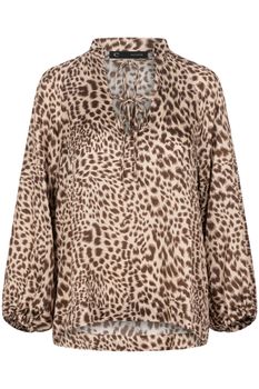 blusa de satén estampado animal animal print m