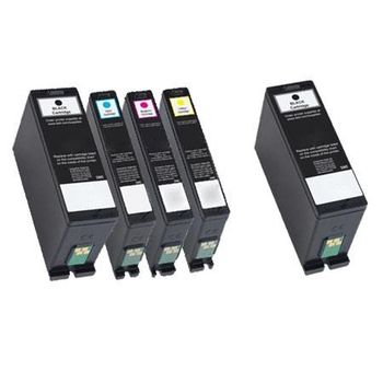 Compatible Multipack Dell Series 33 1 x Full Set + 1 EXTRA Black Ink Cartridges (5 Pack)