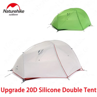 tienda de campana naturehike star river de nailon y silicona 20d ultraligera portatil para 2 personas 4 estaciones con colchoneta
