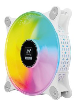 VENTILADOR ARGB 12CM NETWAY BLANCO