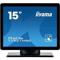 iiyama prolite t1521msc-b1 15r lcd touchscreen monitor - black black