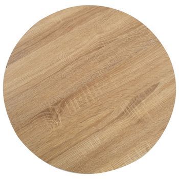 Mesa De Bistró Mdf Marrón Claro 50 Cm