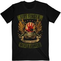 five finger death punch tops y camisetas locked loaded para hombre