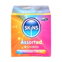 skins condoms assorted cube
