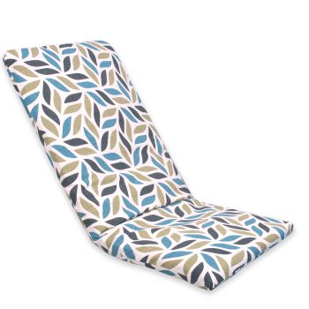 Cojín para Tumbona de 120x55cm y 180x55cm Cojin de 6 cm Grosor, Estampado o Liso de Exterior o Interior, Cómodo y Elegante. Ideal para Jardín, Piscina, Playa, Terraza y Balcón.