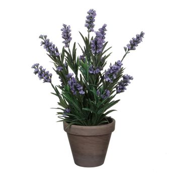 Planta artificial lavender azul  h33xb20xl20cm