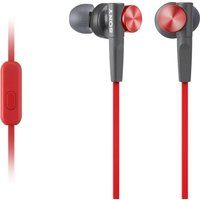 sony mdrxb50aprce7 headphones - red red
