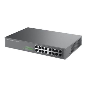 Switch Grandstream GWN7702P 16 Puertos Gigabit PoE+ 30W QoS VLAN Seguridad