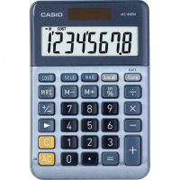 calculadora casio ms-88em 8 digitos bateriasolar azul