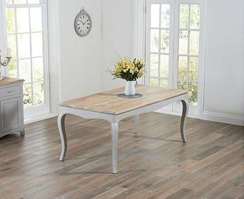 Ex-display Parisian 175cm Grey Shabby Chic Dining Table
