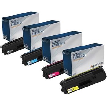 Compatible Multipack Brother DCP-L8410CDW Printer Toner Cartridges (4 Pack) -TN423BK