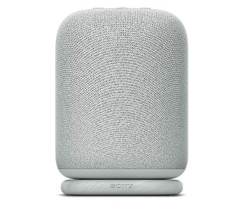 Sony LinkBuds Speaker - Altavoz portátil inalámbrico Bluetooth, IPX4, Resistente al Agua, 25 Horas de batería, Calidad de Llamada nítida, Exteriores, Viajes - Gris Claro