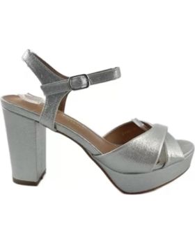 de TIMBOS SANDALIA TACON FIESTA MUJER PLATA 130186 PLATEADO