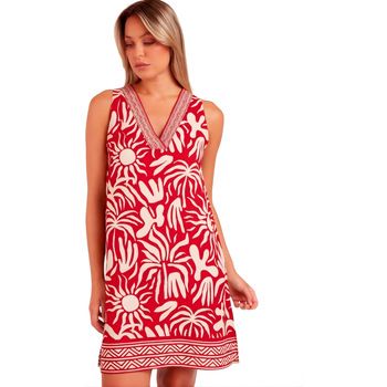 Admas Vestidos Vestido de verano sin mangas Sun Summer para mujer