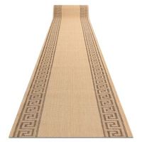 alfombra de pasillo sizal floorlux modelo 20014 color maizcolor caf 80x500 cm