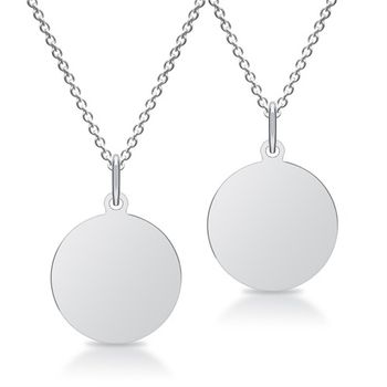 Cadena doble de plata con colgante