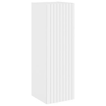 Mueble De Baño Montado En La Pared Blanco 33 X 34,5 X 60 Cm Vidaxl