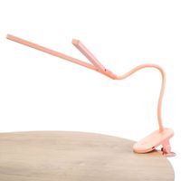 lampara escritorio led portatil luz orientable y regulable rosa joy