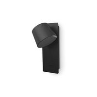 exo lighting - aplique de pared lector serene slim right led smd 6w cri80 3000k  negro