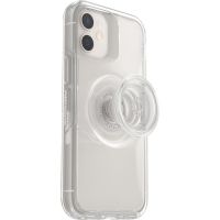 otterbox pop grip funda transparente para iphone 12 mini